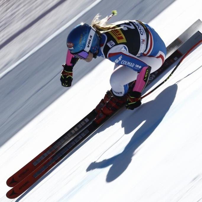Lara Gut-Behrami claims her 6th win in Cortina but won't say if she'll compete at the 2026 Olympics